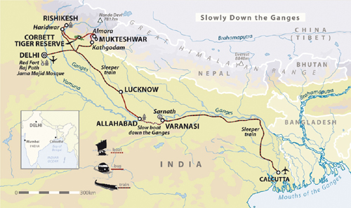 Varanasi+map+india